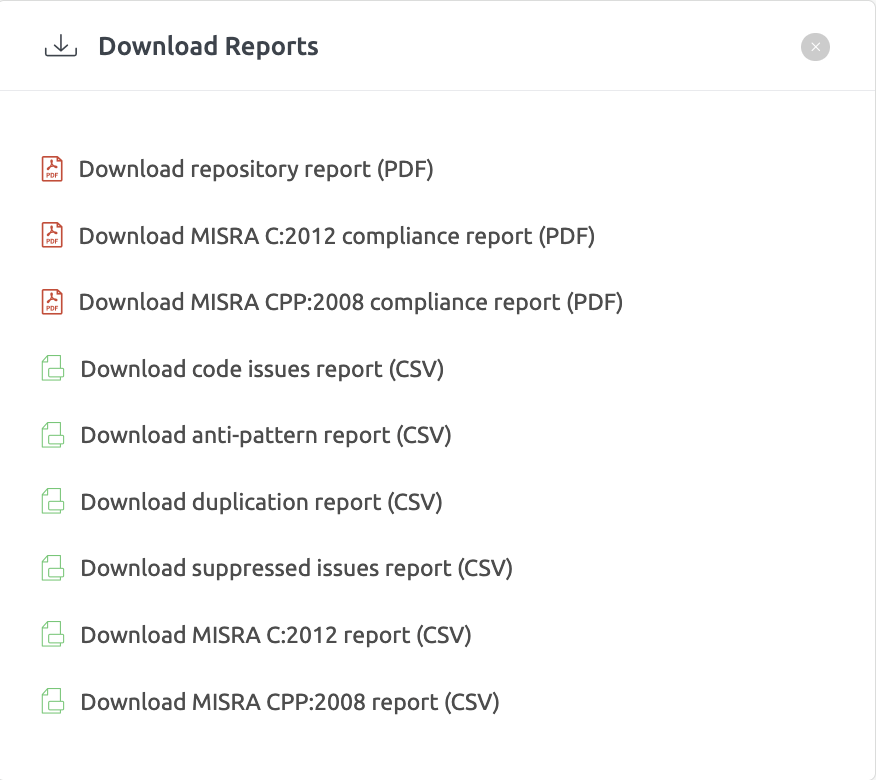 Repository Dashboard
